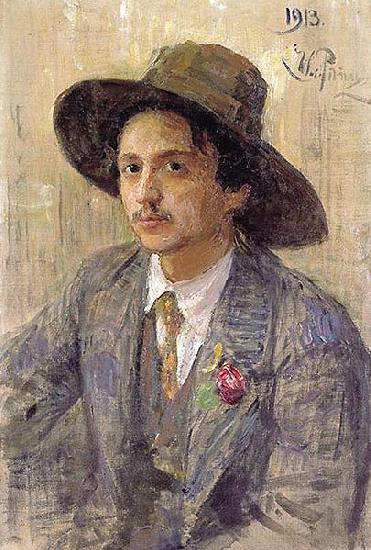 Ilya Repin Portrait of the painter Isaak Izrailevich Brodsky